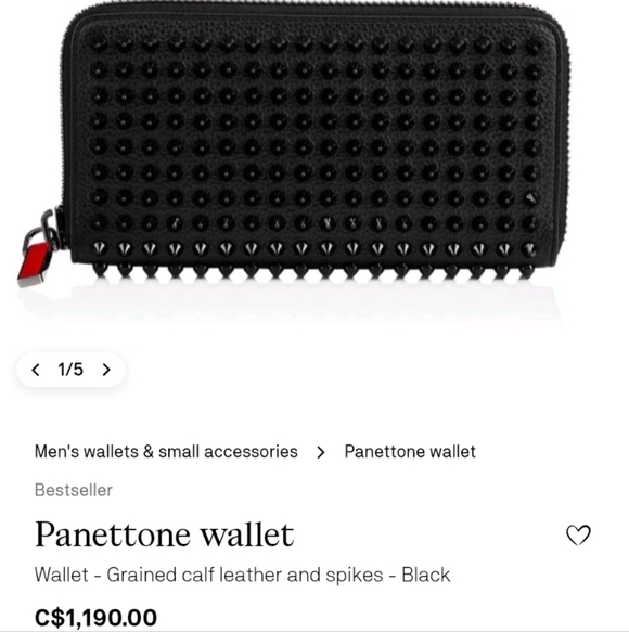 CHRISTIAN LOUBOUTIN Panettone Wallet - Picture 8 of 8